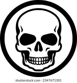 Skull - High Quality Vector Logo - Vector illustration ideal for T-shirt graphic