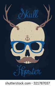 Skull hipster