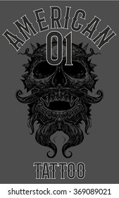 Skull hipster.
