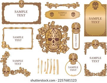 Skull horror scary fear bone