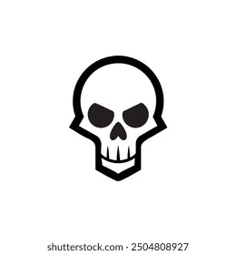 skull, Human Skull, Cartoon Skull Icon Silhouette