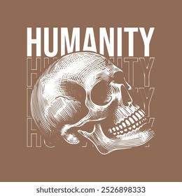 Skull humanity skeleton art dead