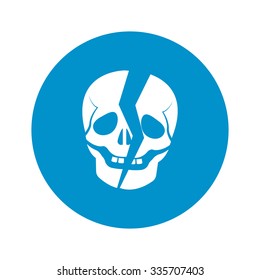 Skull icon. 