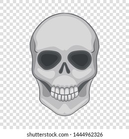 Skull icon. Cartoon illustration of skull vector icon for web