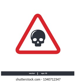 Skull Icon Danger Symbol 