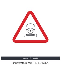 Skull Icon Danger Symbol 