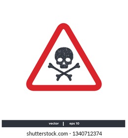 Skull Icon Danger Symbol 
