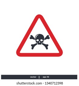 Skull Icon Danger Symbol 