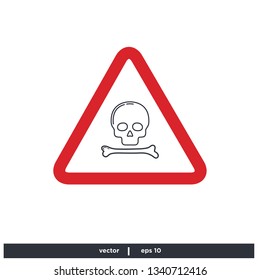 Skull Icon Danger Symbol 