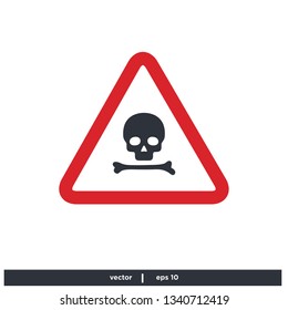 Skull Icon Danger Symbol 