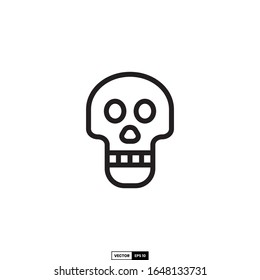 skull icon, design inspiration vector template for interface and any purpose