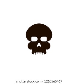 Skull Icon. flat design