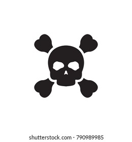 skull icon glyph