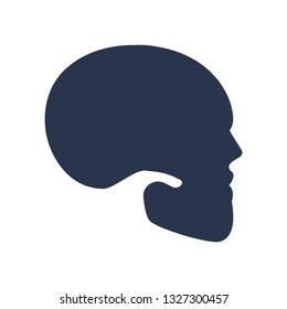 Skull icon, Human skull icon