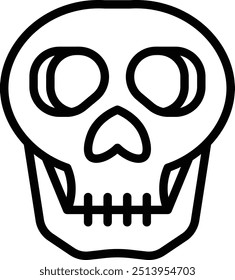 Skull Icon. Human Skull Icon
