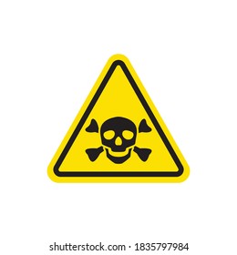 Skull icon isolated on white background