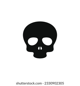 Skull icon isolated on white background