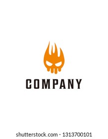 skull icon logo