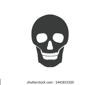 Skull icon. Skull logo design. 
