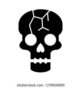 skull icon or logo isolated sign symbol vector illustration - high quality black style vector icons
