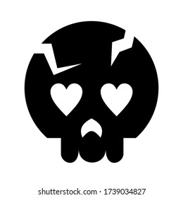skull icon or logo isolated sign symbol vector illustration - high quality black style vector icons
