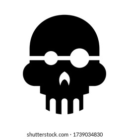 skull icon or logo isolated sign symbol vector illustration - high quality black style vector icons
