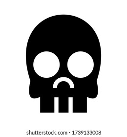 skull icon or logo isolated sign symbol vector illustration - high quality black style vector icons
