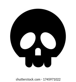 skull icon or logo isolated sign symbol vector illustration - high quality black style vector icons
