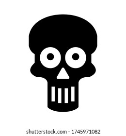 skull icon or logo isolated sign symbol vector illustration - high quality black style vector icons
