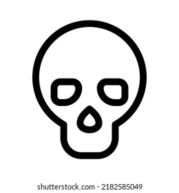 skull icon or logo isolated sign symbol vector illustration - high quality black style vector icons
