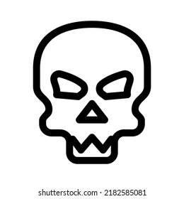 skull icon or logo isolated sign symbol vector illustration - high quality black style vector icons
