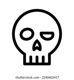 skull icon or logo isolated sign symbol vector illustration - high quality black style vector icons
