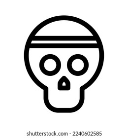 skull icon or logo isolated sign symbol vector illustration - high quality black style vector icons
