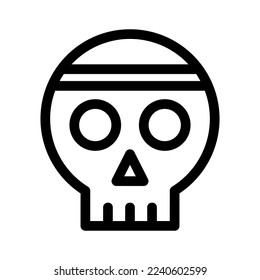 skull icon or logo isolated sign symbol vector illustration - high quality black style vector icons

