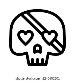 skull icon or logo isolated sign symbol vector illustration - high quality black style vector icons
