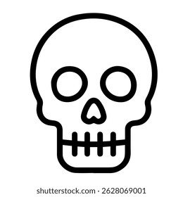 Skull icon on white background vector
Vector icon