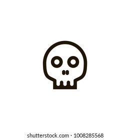 Skull Icon Sign Design Stock Vector (Royalty Free) 1008285568 ...