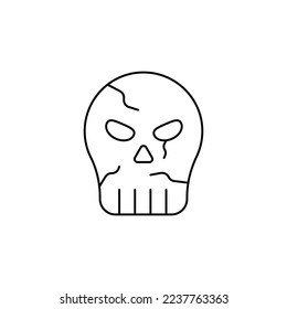 the skull icon is suitable for your web, apk or project with a medieval theme