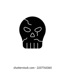 the skull icon is suitable for your web, apk or project with a medieval theme