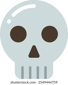 Skull icon. Toxic poison symbol. Death sign