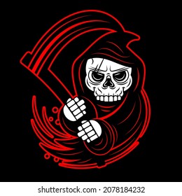 Skull icon in trendy flat style isolated background. Skull icon symbol for your web site design,Skull logo, app, UI. Vector illustration, Skull icon eps10.