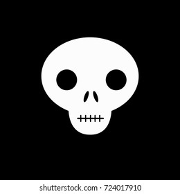 skull icon vector
