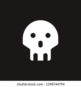 skull icon. skull vector design. sign design
