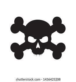 skull icon vector design template