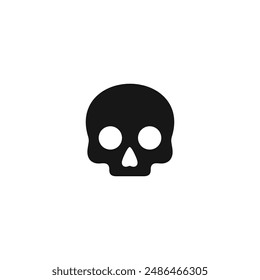 Skull icon vector. EPS 10 editable vector