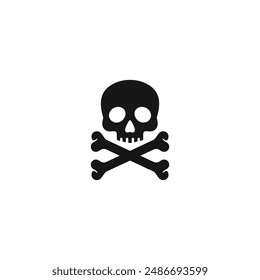 Skull icon vector. EPS 10 editable vector