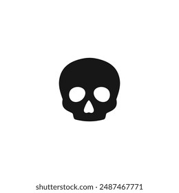 Skull icon vector. EPS 10 editable vector