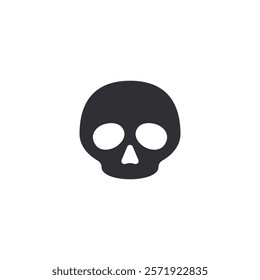 Skull icon. Vector Skull. Flag icon. Jolly Roger. Bones. Pirate flag. Sea flag. Sign of death. Danger sign. Skull with bones. Poison sign. Alert sign. Poisonous substance. Threat of poisoning. Skull