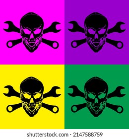 Skull icon vector. Skull icon Vector illustration can be used for web and mobile graphic design, logo