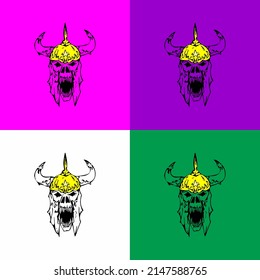 Skull icon vector. Skull icon Vector illustration can be used for web and mobile graphic design, logo